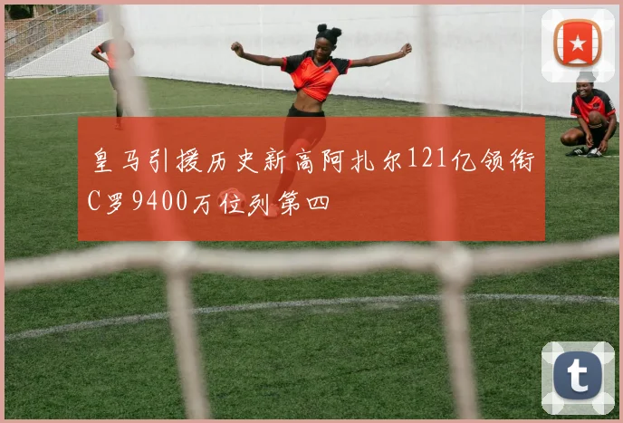 皇马引援历史新高阿扎尔121亿领衔C罗9400万位列第四